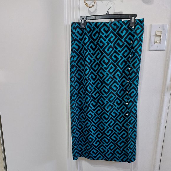 Messini Flattering Professional Business Casual Work Long Skirt Large Beautiful - Picture 4 of 11